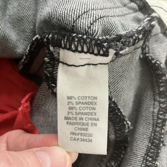 Y2K DC Micro Mini Eva Skirt Womens 29 Black Denim Ruffle Skate 2000s Cargo - Picture 6 of 10